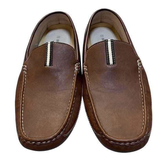 Bruno Marc Driving Moccasins Loafers Mens 13 Brown Slip On Shoes Italian Style - Picture 3 of 15